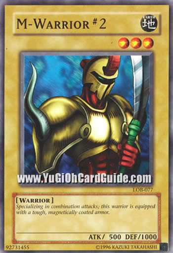 Yu-Gi-Oh Card: M-Warrior #2