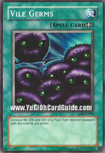 Yu-Gi-Oh Card: Vile Germs