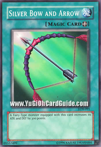 Yu-Gi-Oh Card: Silver Bow and Arrow