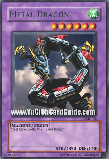 Yu-Gi-Oh Card: Metal Dragon