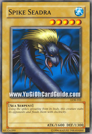 Yu-Gi-Oh Card: Spike Seadra