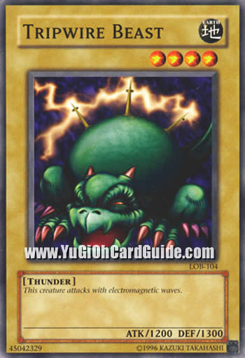 Yu-Gi-Oh Card: Tripwire Beast