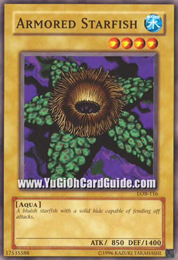 Yu-Gi-Oh Card: Armored Starfish