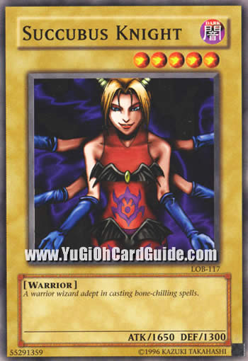 Yu-Gi-Oh Card: Succubus Knight