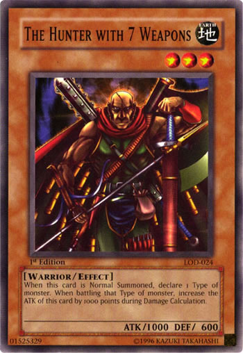Yu-Gi-Oh Card: The Hunter with 7 Weapons