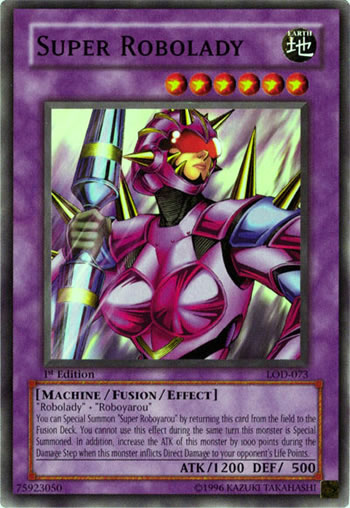 Yu-Gi-Oh Card: Super Robolady
