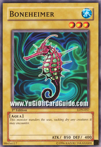 Yu-Gi-Oh Card: Boneheimer