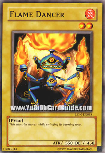 Yu-Gi-Oh Card: Flame Dancer
