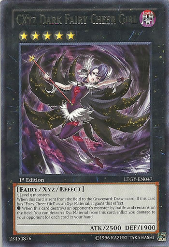 Yu-Gi-Oh Card: CXyz Dark Fairy Cheer Girl