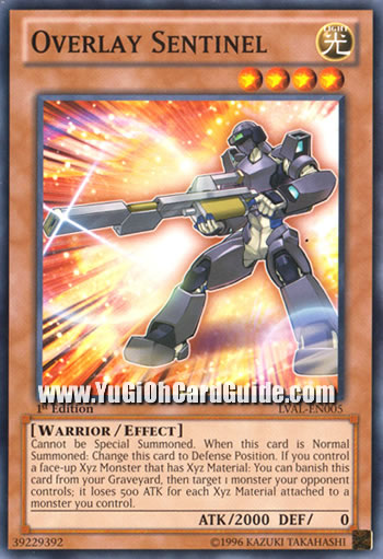 Yu-Gi-Oh Card: Overlay Sentinel