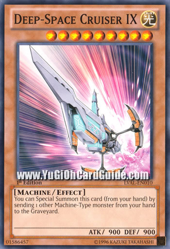 Yu-Gi-Oh Card: Deep-Space Cruiser IX