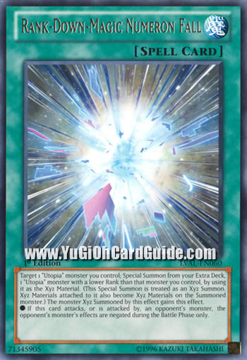 Yu-Gi-Oh Card: Rank-Down-Magic Numeron Fall