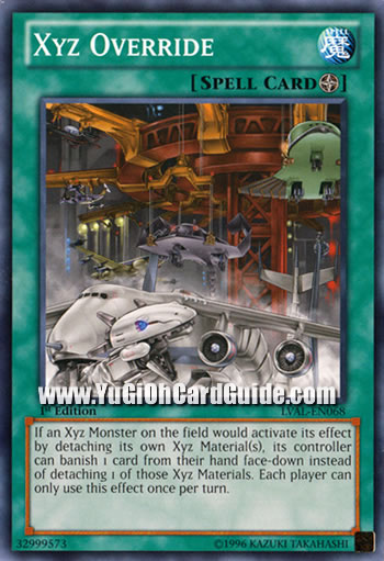 Yu-Gi-Oh Card: Xyz Override