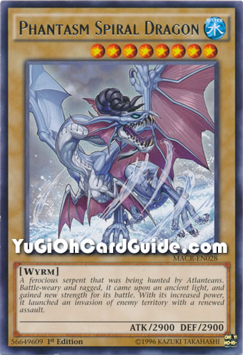 Yu-Gi-Oh Card: Phantasm Spiral Dragon