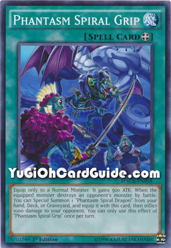Yu-Gi-Oh Card: Phantasm Spiral Grip
