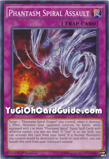 Yu-Gi-Oh Card: Phantasm Spiral Assault