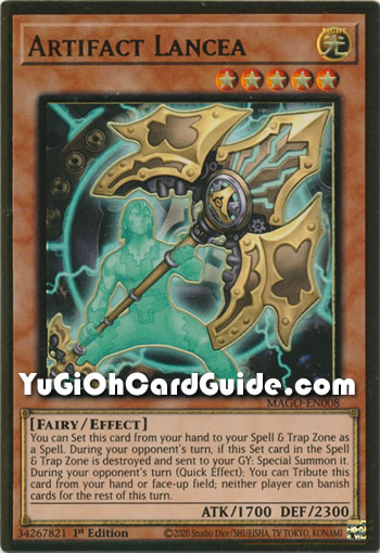 Yu-Gi-Oh Card: Artifact Lancea
