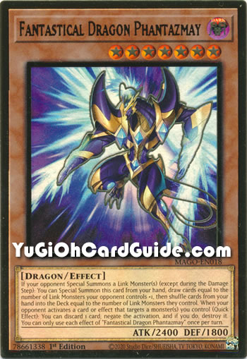 Yu-Gi-Oh Card: Fantastical Dragon Phantazmay