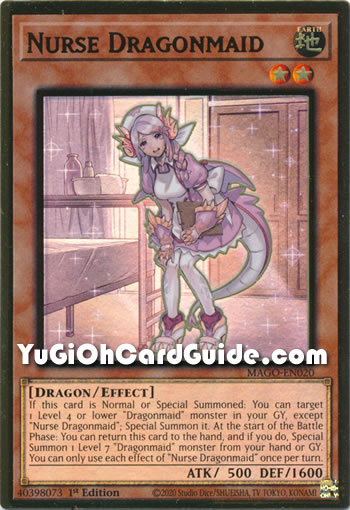 Yu-Gi-Oh Card: Nurse Dragonmaid