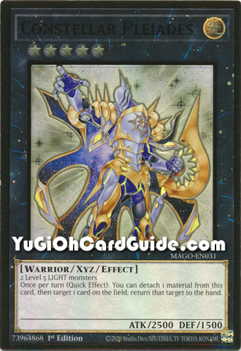 Yu-Gi-Oh Card: Constellar Pleiades
