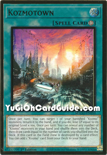 Yu-Gi-Oh Card: Kozmotown
