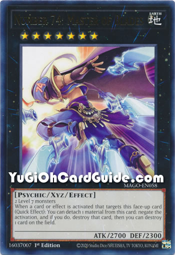Yu-Gi-Oh Card: Number 74: Master of Blades