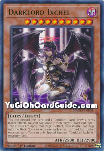 Yu-Gi-Oh Card: Darklord Ixchel