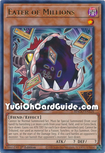 Yu-Gi-Oh Card: Eater of Millions