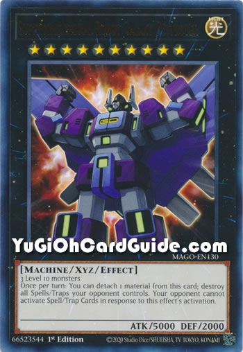Yu-Gi-Oh Card: Superdimensional Robot Galaxy Destroyer