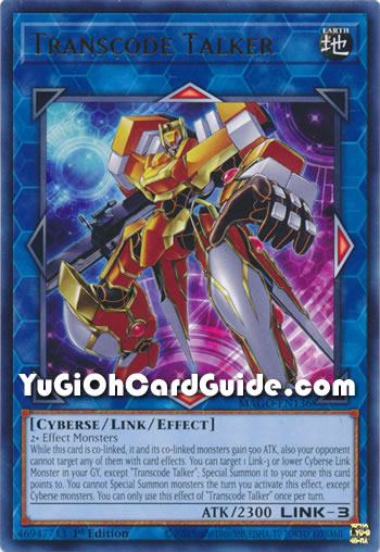 Yu-Gi-Oh Card: Transcode Talker