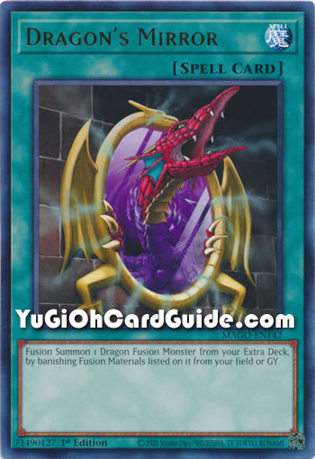 Yu-Gi-Oh Card: Dragon's Mirror