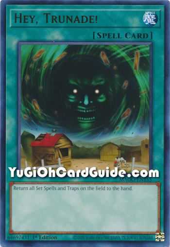 Yu-Gi-Oh Card: Hey, Trunade!