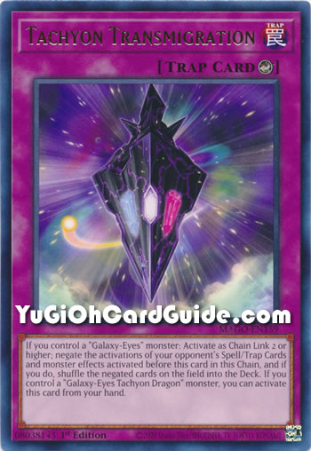Yu-Gi-Oh Card: Tachyon Transmigration