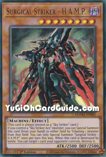 Yu-Gi-Oh Card: Surgical Striker - H.A.M.P.