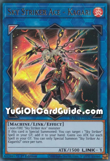 Yu-Gi-Oh Card: Sky Striker Ace - Kagari