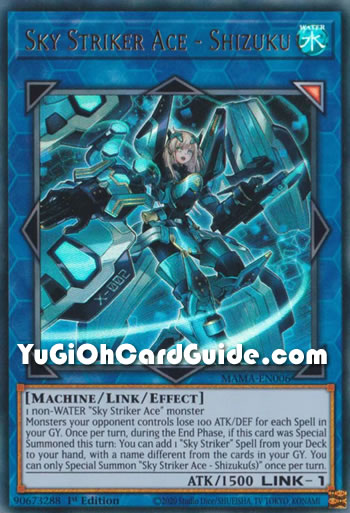 Yu-Gi-Oh Card: Sky Striker Ace - Shizuku