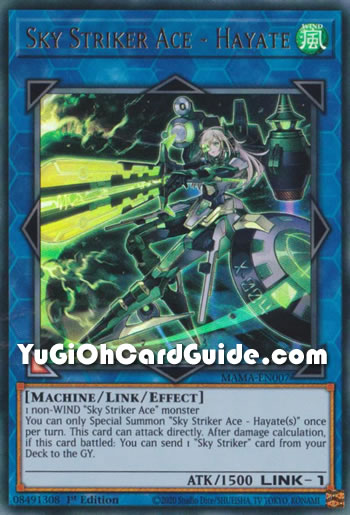 Yu-Gi-Oh Card: Sky Striker Ace - Hayate