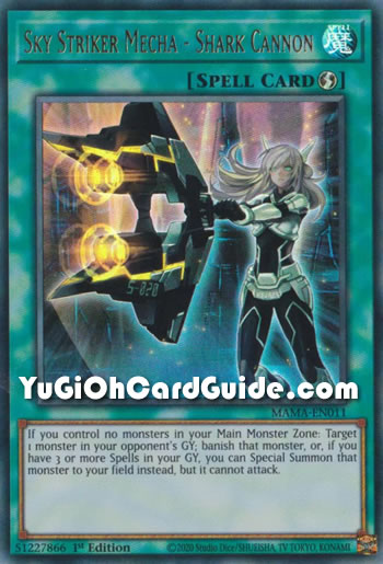 Yu-Gi-Oh Card: Sky Striker Mecha - Shark Cannon