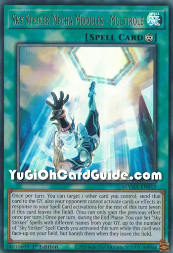 Yu-Gi-Oh Card: Sky Striker Mecha Modules - Multirole