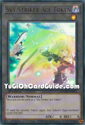Yu-Gi-Oh Card: Sky Striker Ace Token