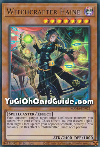 Yu-Gi-Oh Card: Witchcrafter Haine