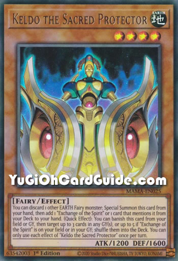 Yu-Gi-Oh Card: Keldo the Sacred Protector