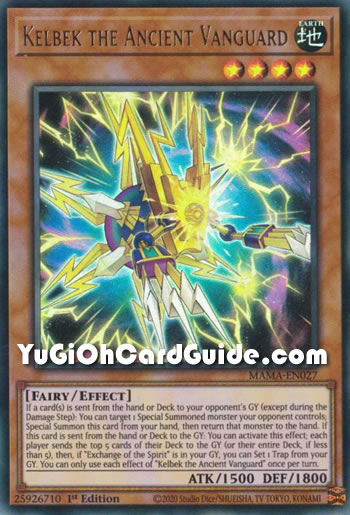 Yu-Gi-Oh Card: Kelbek the Ancient Vanguard