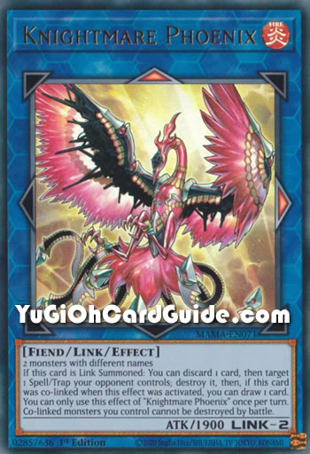 Yu-Gi-Oh Card: Knightmare Phoenix