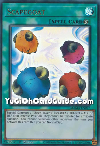 Yu-Gi-Oh Card: Scapegoat