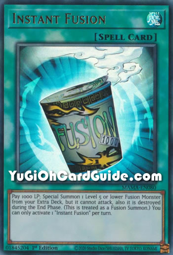 Yu-Gi-Oh Card: Instant Fusion