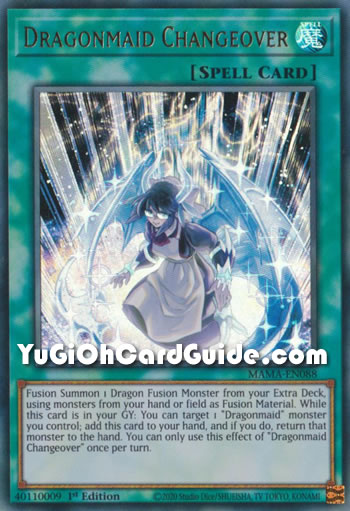 Yu-Gi-Oh Card: Dragonmaid Changeover