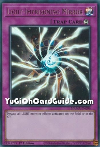 Yu-Gi-Oh Card: Light-Imprisoning Mirror