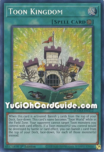 Yu-Gi-Oh Card: Toon Kingdom