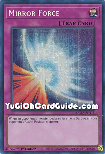 Yu-Gi-Oh Card: Mirror Force